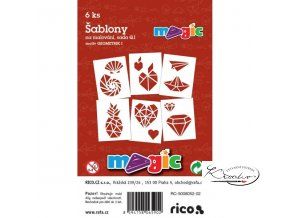 Magic papírové šablony sada Q1 - Geometrik I