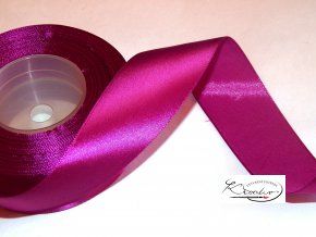 STUHA SATÉNOVÁ JEDNOLÍCÍ 12 MM / 32 M - Fialová