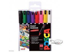 Sada akrylových popisovačů POSCA základní barvy 8