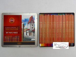 Prašné křídy Gioconda 8828/24 ks v tužce Koh-i-noor