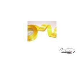 95203 stuha satenova s puntikem wsk6070 sire 25 mm a 1 metr
