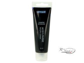 Akrylová barva Stylex 83 ml - Lampová černá