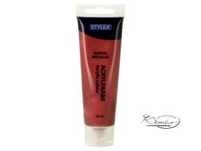 Akrylová barva Stylex 83 ml - Měděná metalická
