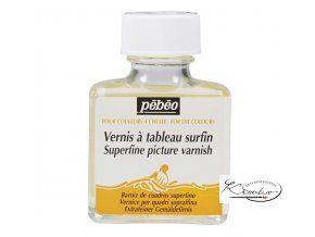 Jemný lesklý lak pro olejové barvy Pébeo 75ml