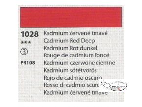 Tempera Umton 35 ml - 1028 Kadmium červené tmavé