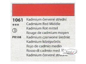 Tempera Umton 35 ml - 1061 Kadmium červené střední