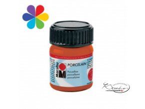 Porcelain Marabu 15 ml - 013 Oranžová