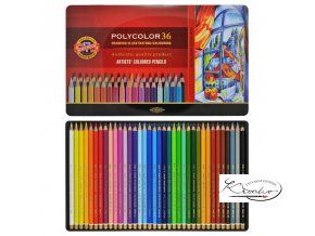 POLYCOLOR Souprava uměleckých pastelek 36