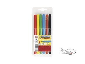 Popisovače barevné Colour World 6
