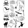 Gelová razítka - Halloween